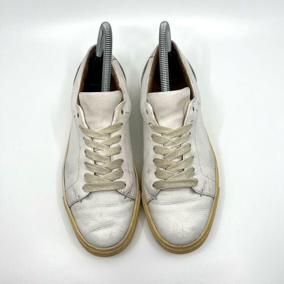FRYE Ivy Low Lace White Leather Sneaker Women's 6 US - Picture 5 of 9